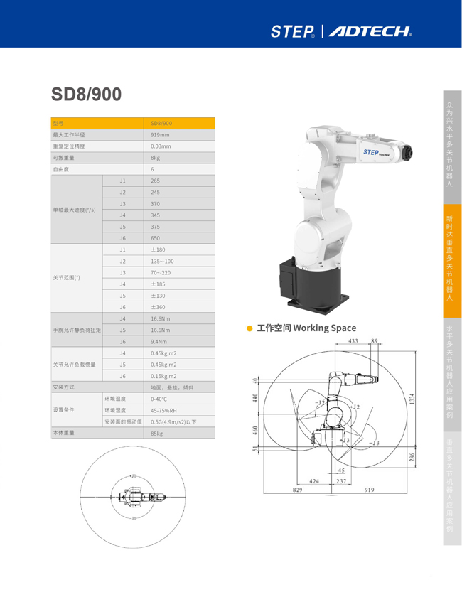 眾為興六軸桌面機器人SD8/900 圖片關(guān)鍵詞